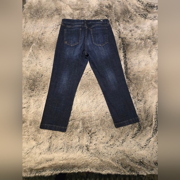 KUT from the Kloth Lauren Mid Rise Crop Slim Jeans - Picture 2 of 4